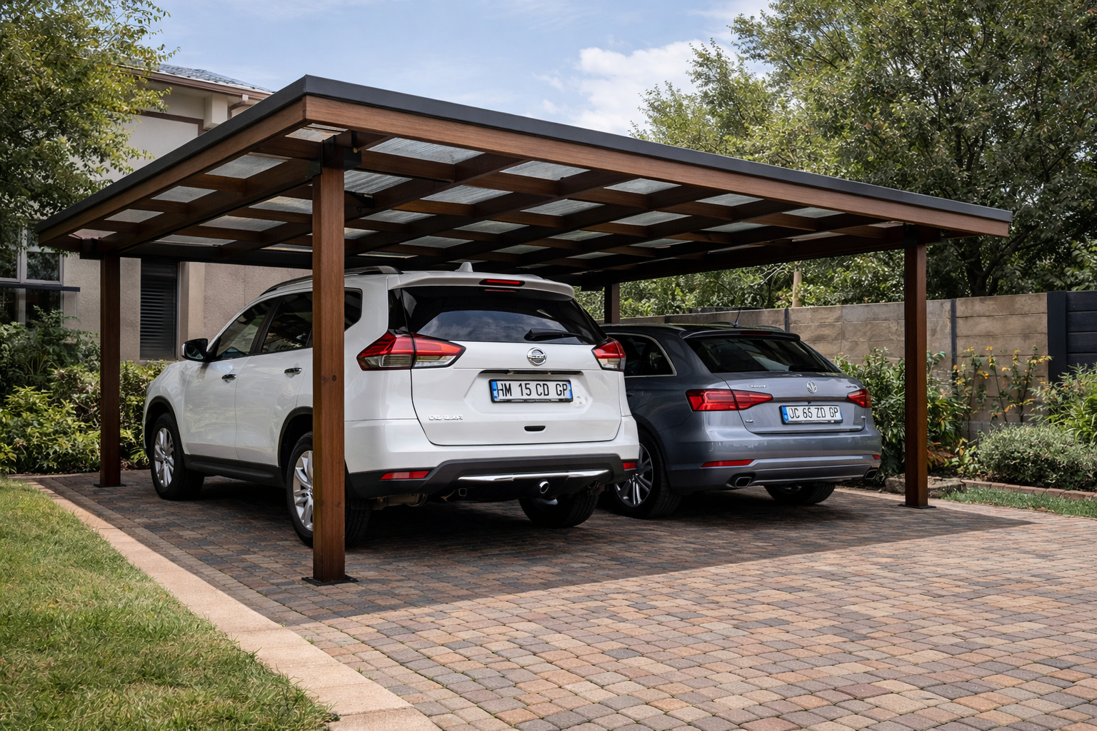 Flat Roof Carport