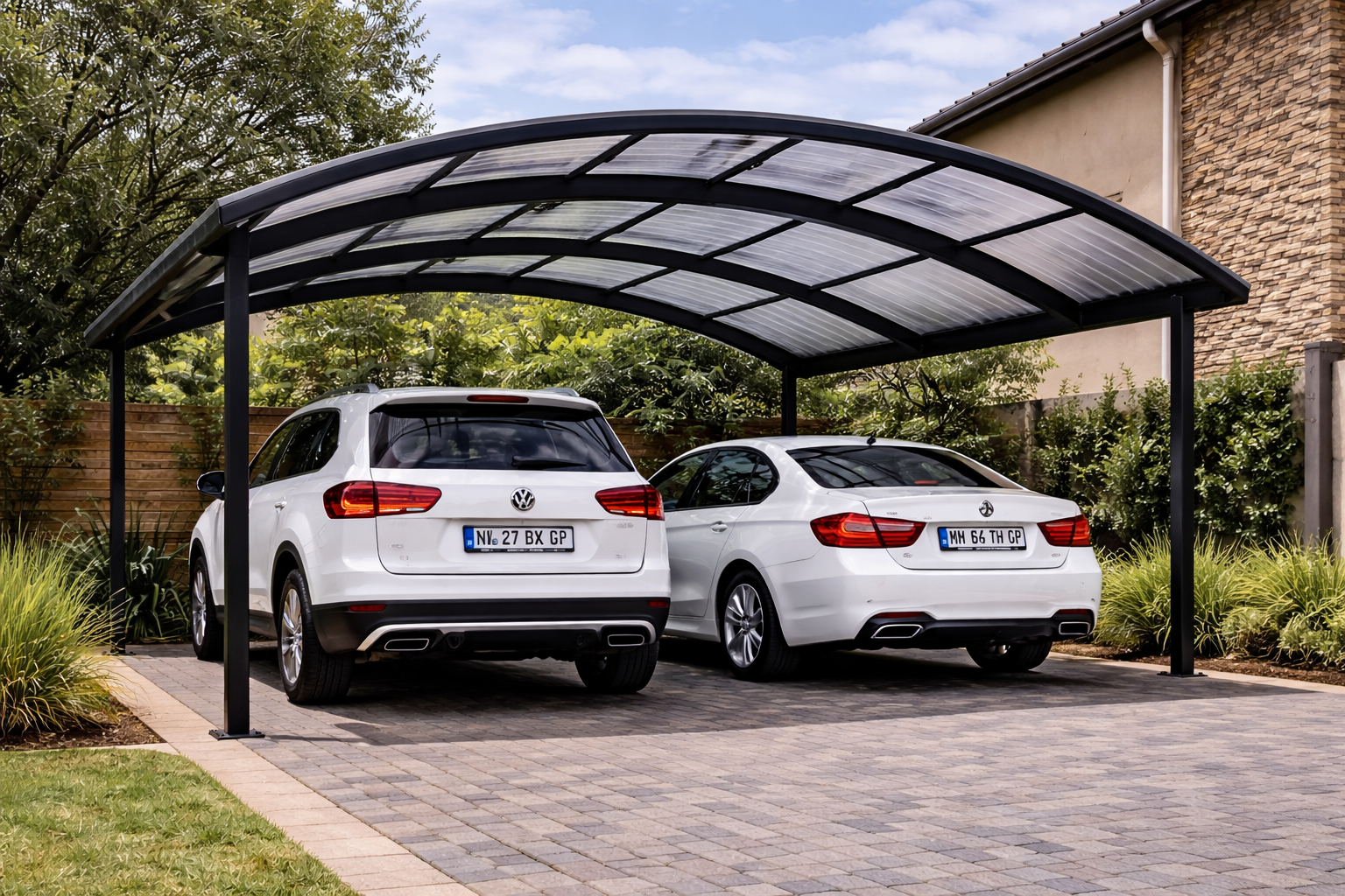 Curved Carport