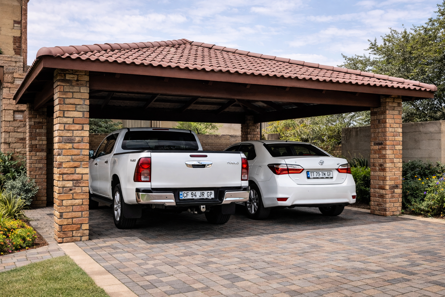 Tile Carport